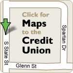 Map to the Credit Union